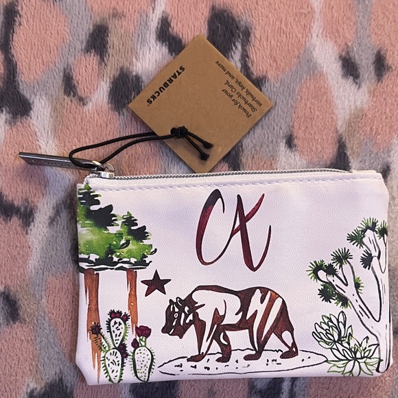 Starbucks Handbags - Starbucks Adventure Pouch - White and Green